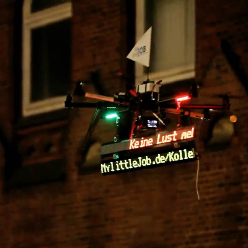 antiboring units, Guerillamarketingaktion für MylittleJob.de